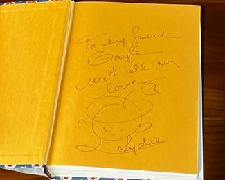 Author Signed Cooking With Lydie Marshall Cook Book  Cookbook	333355	9.5x6.75x1.25