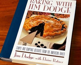 Author Signed Baking With Jim Dodge Cook Book Cookbook	333358	11.25x8.75x1