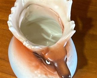 Vintage Moose Ceramic Creamer Pitcher Audtria	333419	4.5x6in