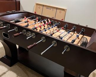 FOOSBALL TABLE
65” x 31” x 35”H