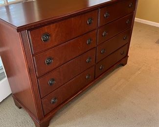 BASSETT DRESSER $200
GUEST ROOM ONLY 
59” x 19” x 38”H 
Cedar drawers 