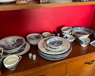 Dishes - blue Willow