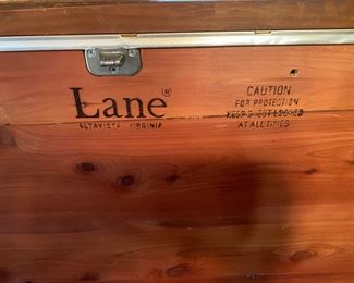 Lane cedar chest with cushion top