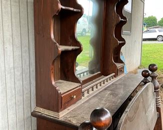 Dresser mirror comes off dresser - 2 pieces