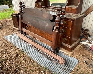 Dresser, headboard & slats