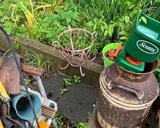 Outdoor items - most behind the house