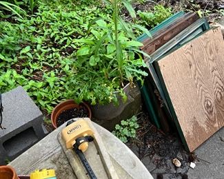 Outdoor items - most behind the house