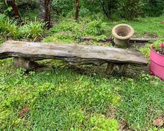 This is one (1) of (2) benches - wood