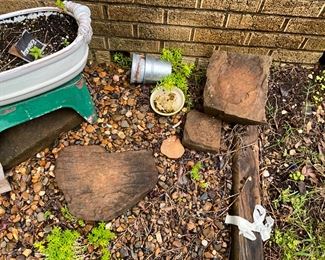 Outside in front of house