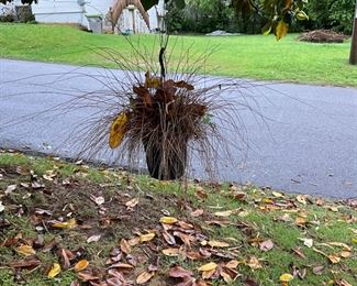 Outside in front of house