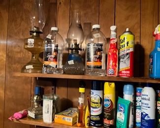 Downstairs - Miscellaneous cleaning supplies