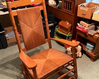 Bedroom - brown rocker