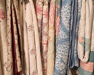 Quilts - some with shams to match