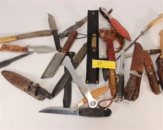 22: Group of knives