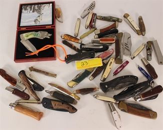 23: Group of knives