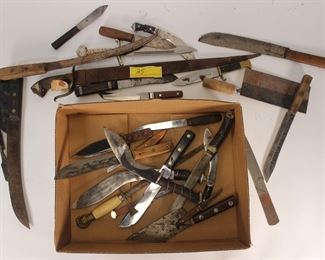 25: Group of knives