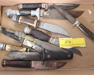 26: Group of knives