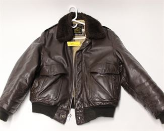 66: +Size 42 Dark Brown Genuine Leather Jacket
