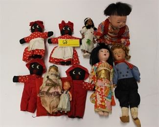 68: x10 Assorted Antique Dolls