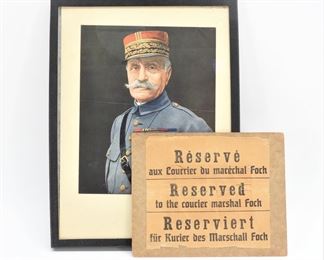 5002: Marshal Foch Image and Sign