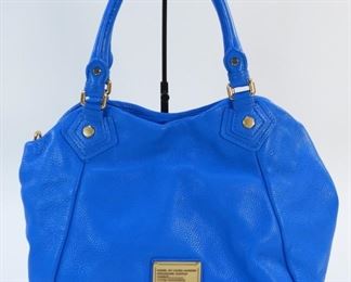 5036: Marc Jacobs Blue Leather Bag
