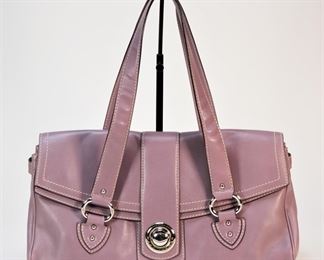 5046: Marc Jacobs Lilac Leather Handbag