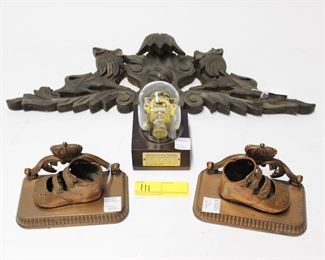 111: Wood element, Pr bronze shoes, Edison lighter