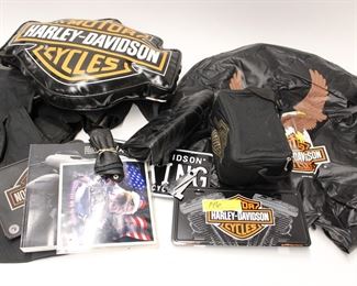 146: Harley Davidson collectibles