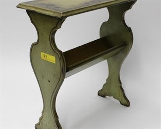 184: Painted bookcase table