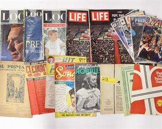 213: Vintage magazine lot