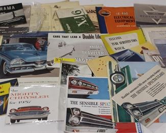 241: Vintage automobile ephemera