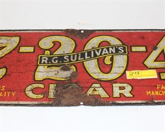 248: Sullivan's cigar sign