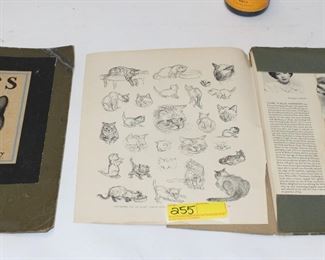 255: Clare Turlay Newbury cat folio