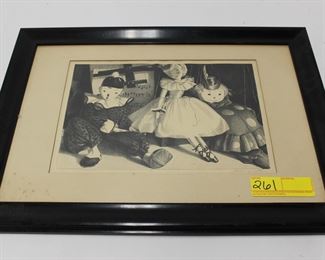 261: Stow Wenenroth Dolls etching