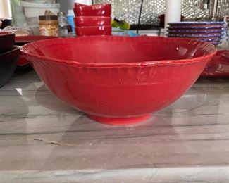 $35. 12” round x 5" tall Vietri bowl. 