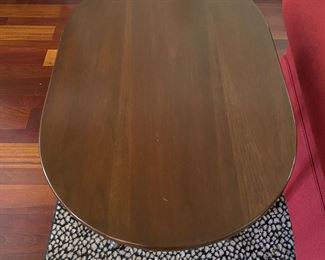 F6 - custom craft side table. Measures 21” x 32” x 28” tall. 