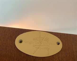 F13 - $550. Measures 23” wide x 42” wide x 86” tall. Wright Table Company. Drawers and shelves are adjustable. Gorgeous solid wood piece. Will need 2 strong people to move. 