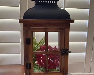 $20 rustic lantern or terrarium