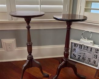 F20 $30. Appalachian Furniture brand measures 12” round x 27” tall. F21 $25 measures 12 round x 26” tall. 