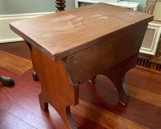 F22 $10 wooden step stool. 