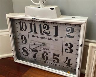 $35. Kensington Station London clock. 