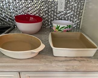 Pampered chef oval $12. Square $15