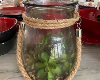 $15 faux succulent planter 