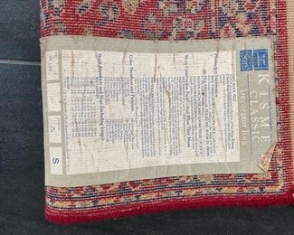 $50.  Wool Sears Kisme Classic Rug. Measures 2'2" x 4'2". 