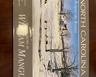 $20. North Carolina Coffee Table Book Watercolors by William Mangum. 