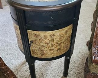 Is round end table