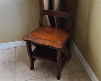 Convertible chair step stool