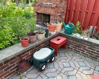 POTS, GARDEN CADDY