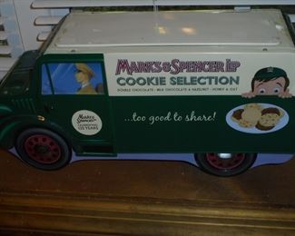 Truck cookie tin