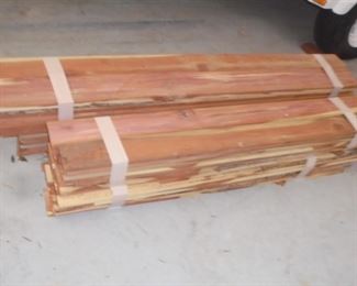 4 stack of cedar 4' boards